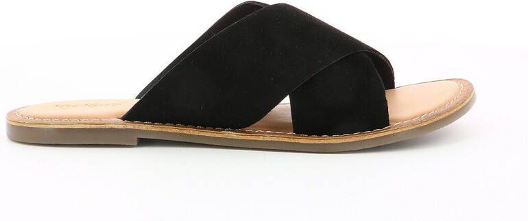 Kickers Diaz Sliders , Zwart, Dames