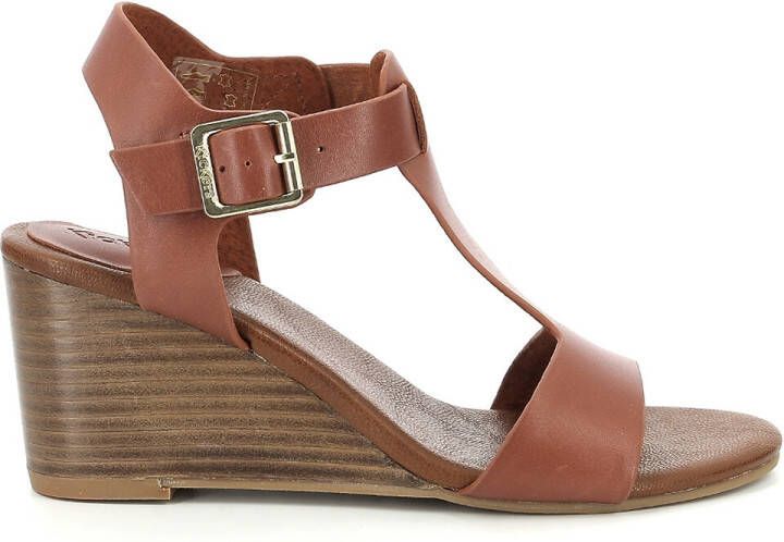 Kickers Leren sandalen met sleehak Kick Volage