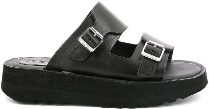 Kickers Kick Hot Sliders , Zwart, Dames