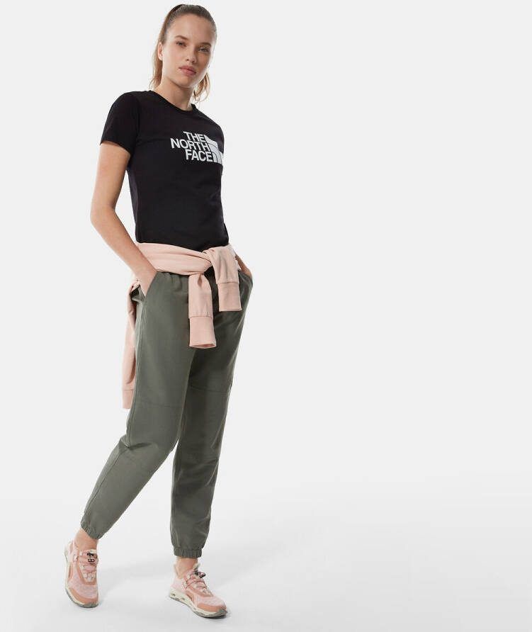 The North Face T shirt Easy met ronde hals en korte mouwen, logo