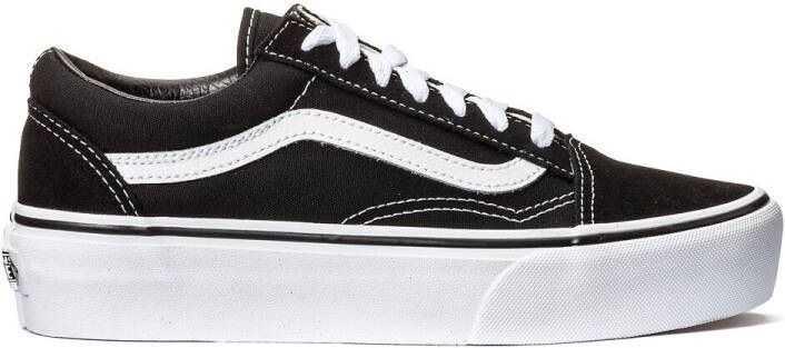 VANS Checkerboard Old Skool Platform sneaker met suède details