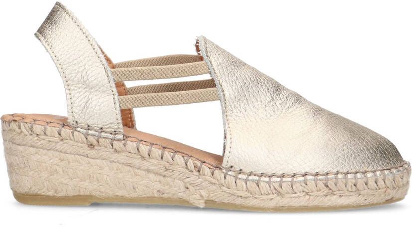 Manfield Metallic leren sleehakken