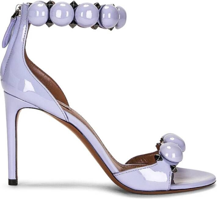 Alaïa Hoge hiel sandalen , Paars, Dames