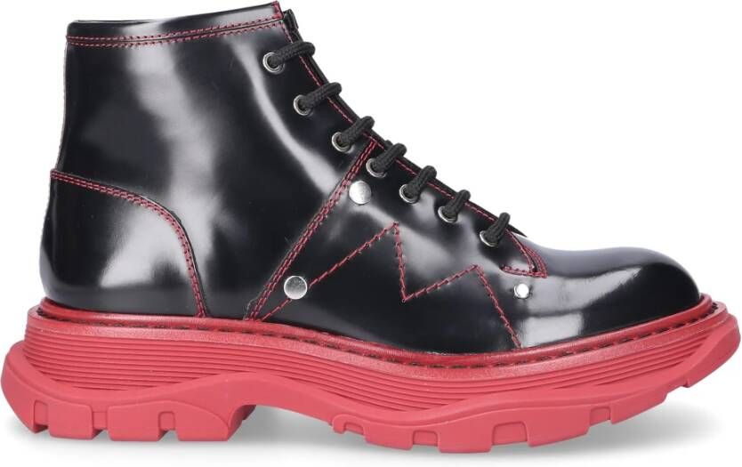 alexander mcqueen Enkellaarsjes Rood Dames