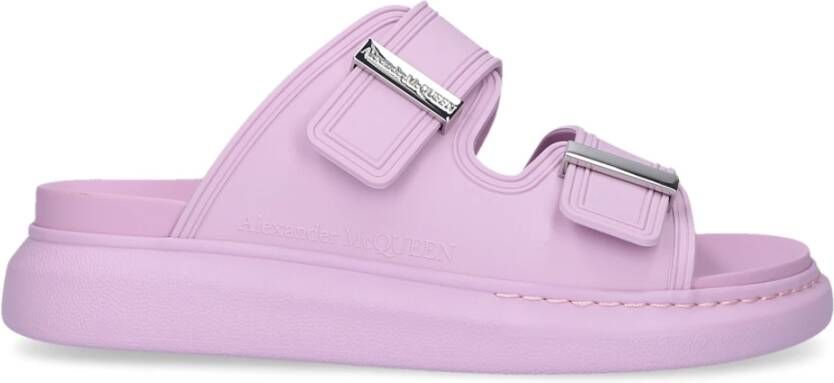 alexander mcqueen Hybride oversized sandalen , Roze, Dames