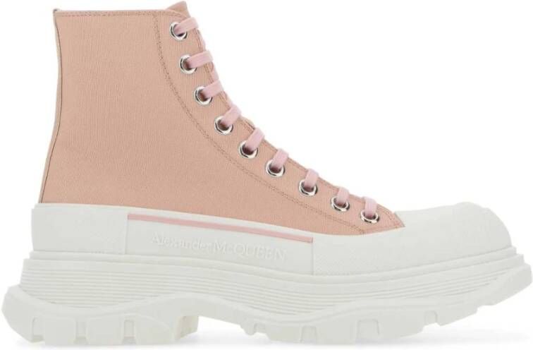 alexander mcqueen Tread Slick Boot in Magnolia , Roze, Dames