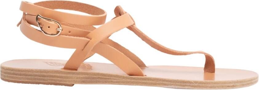 Ancient Greek Sandals Flat Sandals , Oranje, Dames