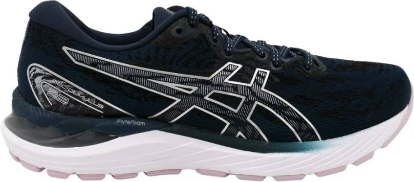 Asics gel cumulus 23 hardloopschoenen blauw/roze dames