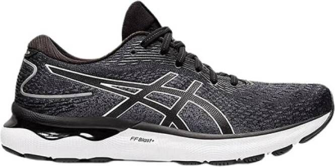 ASICS gel nimbus 24 hardloopschoenen zwart/wit heren