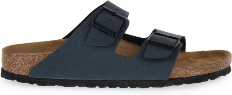 Birkenstock platte sandalen , Blauw, Unisex