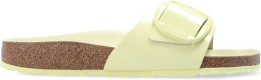 Birkenstock Madrid Big Buckle dia`s , Geel, Dames
