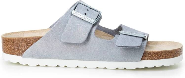Birkenstock Schuifregelaars , Paars, Dames