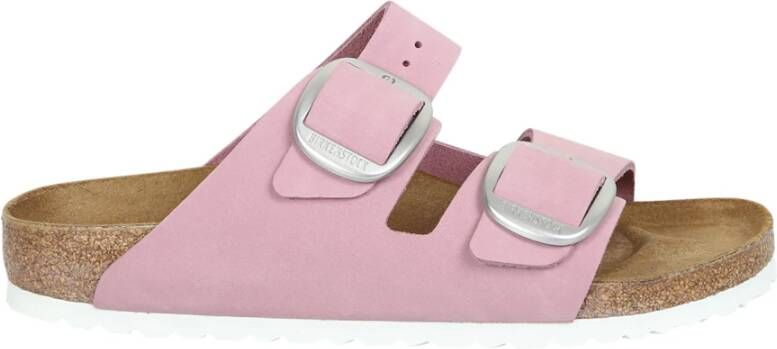 Birkenstock Arizona oversized buckle sandalen , Roze, Dames