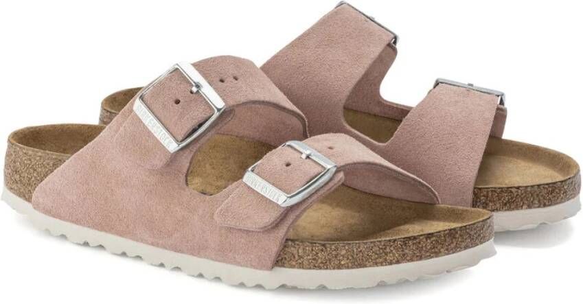 Birkenstock Schuifregelaars , Roze, Dames