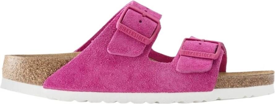 Birkenstock Arizona bs sliders , Roze, Dames