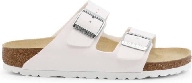 Birkenstock Arizona Birko Flor Sandals , Wit, Dames