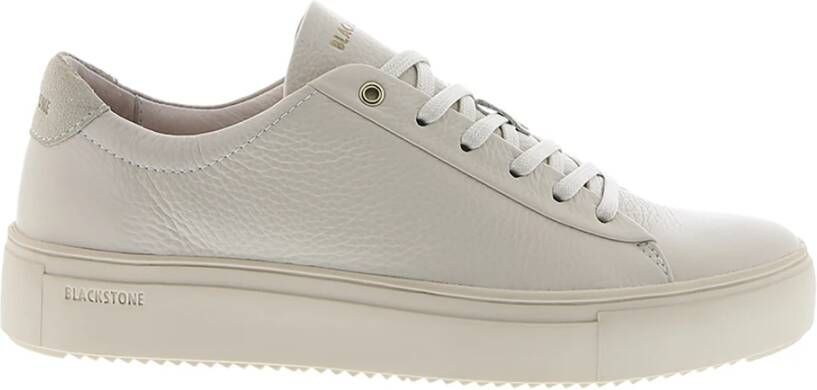 Blackstone Ul90 amandelmelk lage sneaker , Beige, Dames
