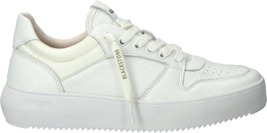 Blackstone Riley Zl81 White LOW Sneaker , Wit, Dames