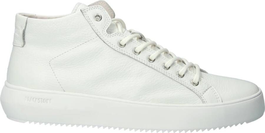 Blackstone Morgan Zg19 White High Sneaker , Wit, Heren