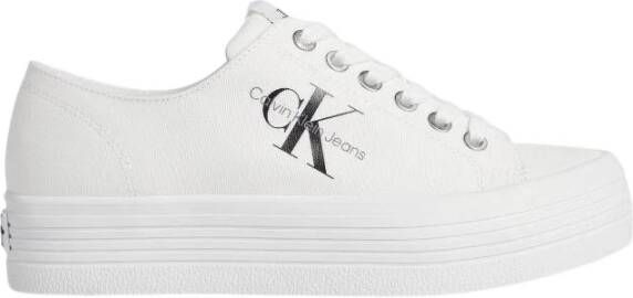 Calvin klein Lage Sneakers Jeans VULCANIZED FLATFORM LACEUP CO