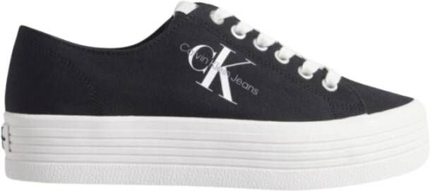 Calvin klein Lage Sneakers Jeans VULCANIZED FLATFORM LACEUP CO