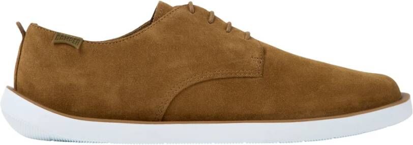 Camper Lace up shoes Wagon , Bruin, Heren