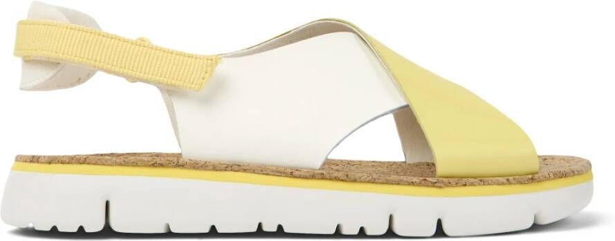 Camper Flat Sandals , Wit, Dames