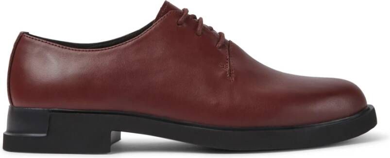 Camper Iman veter up schoenen , Rood, Dames