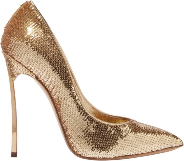 Casadei Blade zeemeerminpompen , Geel, Dames