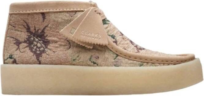 Clarks Lage Schoenen , Beige, Heren