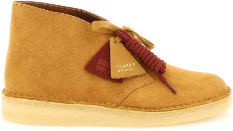 Clarks Lage Schoenen , Beige, Heren