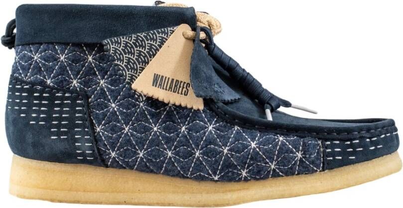 Clarks Enkel laarzen , Blauw, Heren