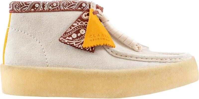 Clarks Enkel laarzen , Wit, Heren