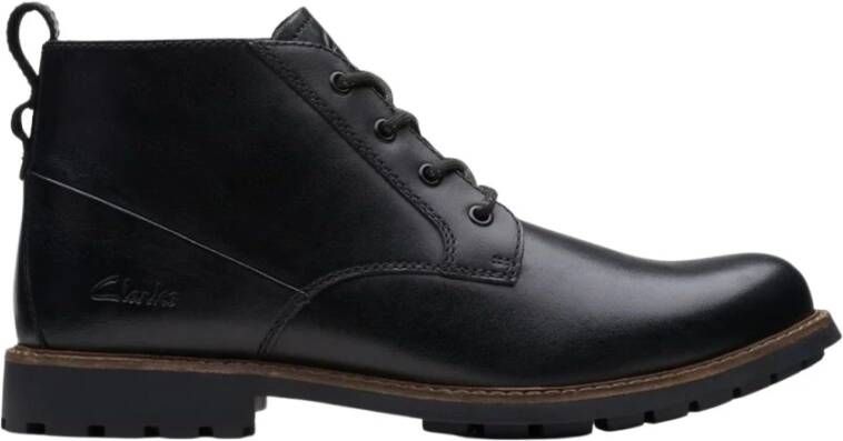 Clarks Enkel laarzen , Zwart, Heren