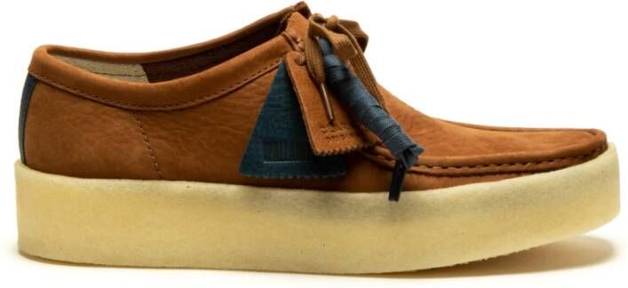 Clarks platschoenen bruin , Bruin, Heren