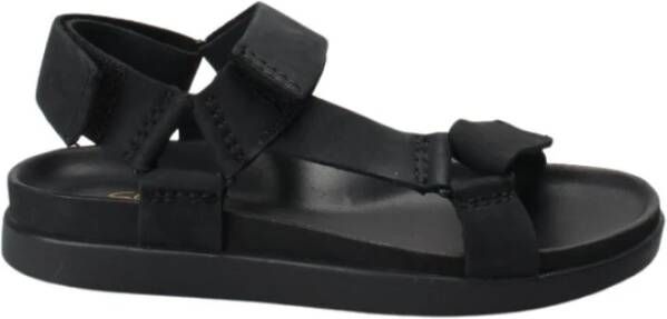 Clarks Sandalen Zwart Heren