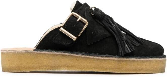Clarks sandalen zwart , Zwart, Dames
