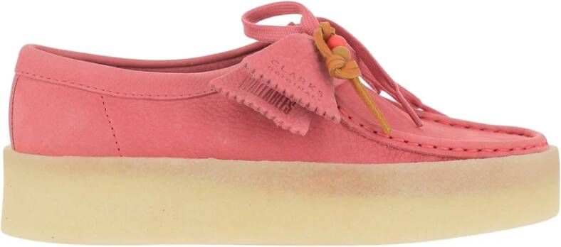 Clarks Veterschoenen Roze Dames