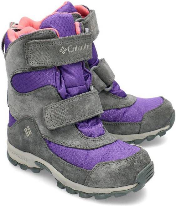 Columbia Children's Rope Tow III Waterproof Winterlaars Junior MiddengrijsOranje Columbia Children's Rope Tow III Waterproof Winterlaars Junior MiddengrijsOranje