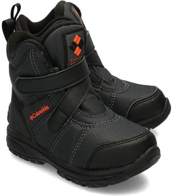 Columbia Children's Rope Tow III Waterproof Winterlaars Junior MiddengrijsOranje Columbia Children's Rope Tow III Waterproof Winterlaars Junior MiddengrijsOranje