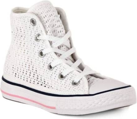 Converse All Star hoi Tiny Crochet Sneakers , Wit, Dames