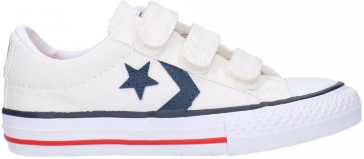 Converse Chuck Taylor All Star Platform Layer sneakers wit/blauw/rood