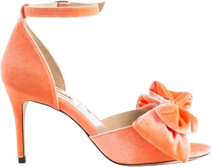 Custommade Marita Velvet Pumps , Oranje, Dames