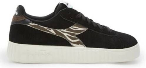 Diadora Game Step Anima Sneakers , Zwart, Dames