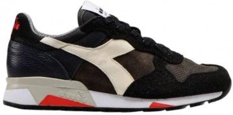 Diadora Heritage Trident 90 Leather , Bruin, Heren