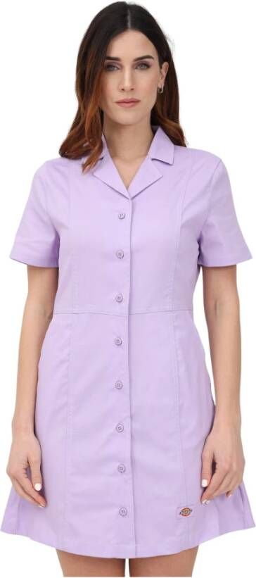 Dickies Casual kleedjes Paars Dames