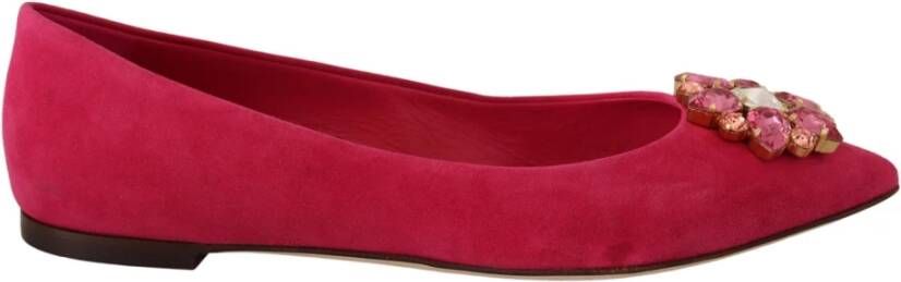 Dolce & Gabbana Platte schoenen , Roze, Dames