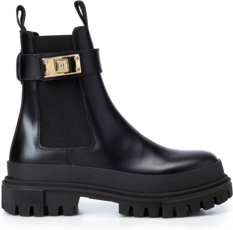 Dolce & Gabbana Enkellaarsjes Zwart Dames