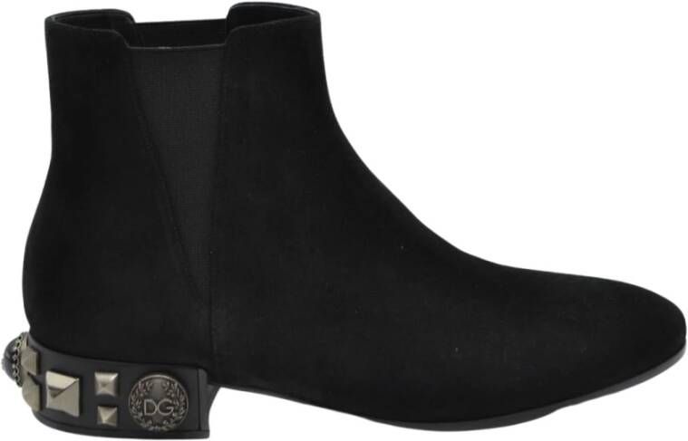 Dolce & Gabbana Enkellaarsjes Zwart Dames