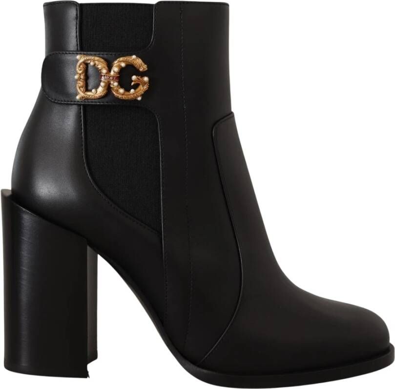 Dolce & Gabbana Enkellaarsjes Zwart Dames